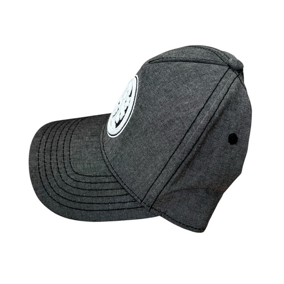 Brett Eldredge Gray Trucker Hat Mesh Adjustable White logo BE Embroidery - Picture 2 of 6